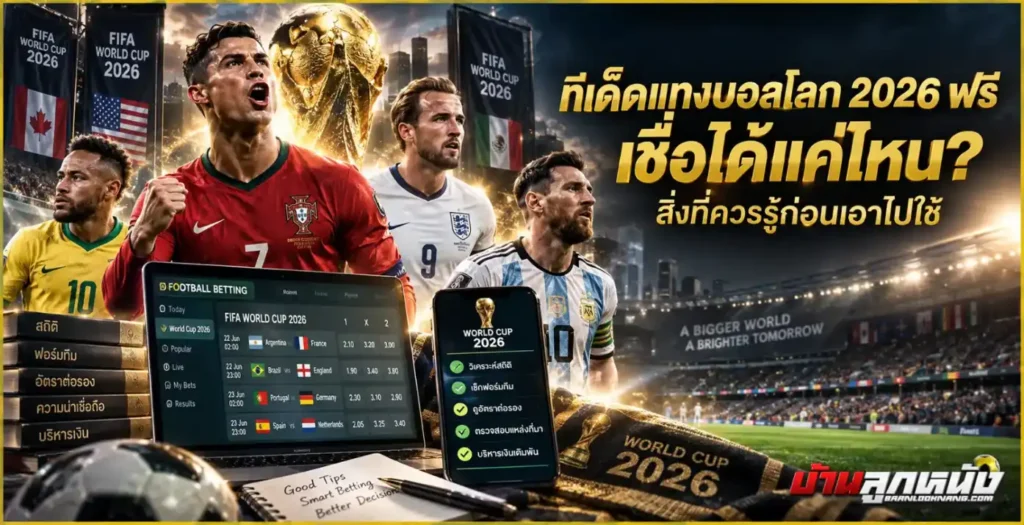 ทีเด็ดแทงบอลโลก 2026